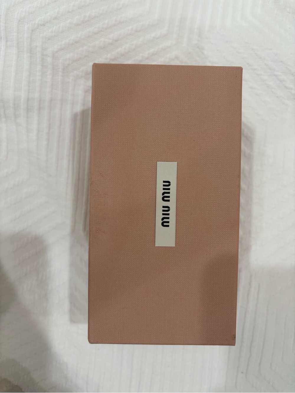Miu Miu Dusty Rose Rectangular Logo Box